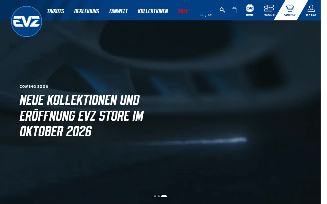 EV Zug: homepage