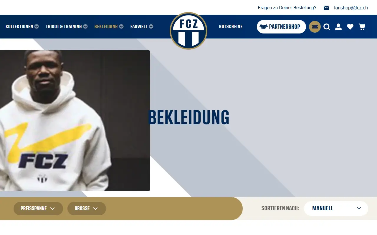 FC Zürich: collection page