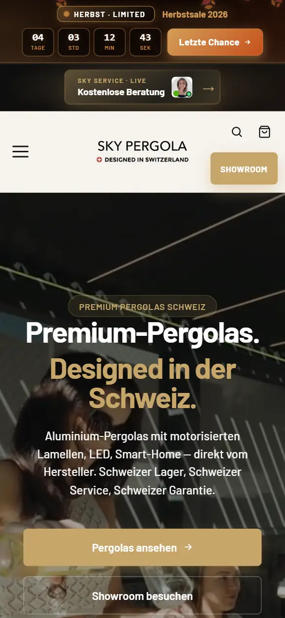 Skypergola on mobile