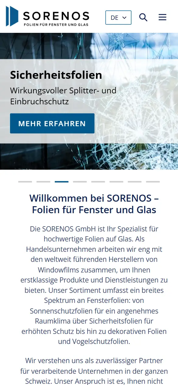 Sorenos on mobile